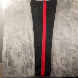 Foot locker vintage Men's Black and Red Track Pants Size L